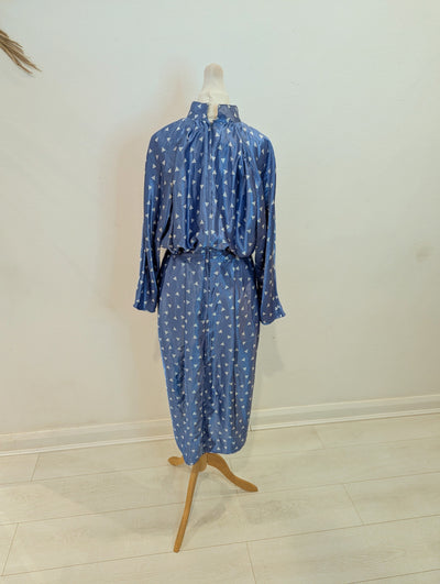 Blue Funky Dress – 1980s
