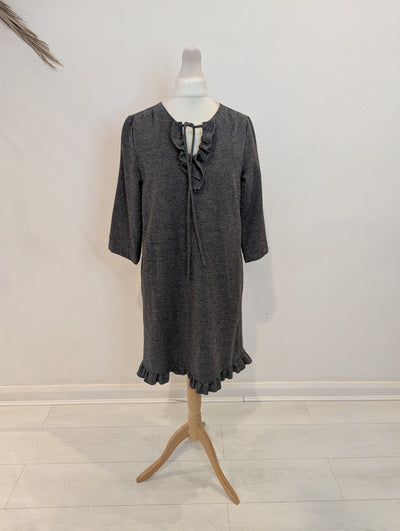 A.P.C Grey Flannel Dress 36