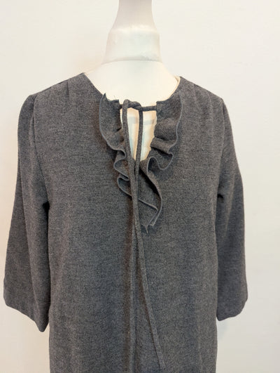 A.P.C Grey Flannel Dress 36