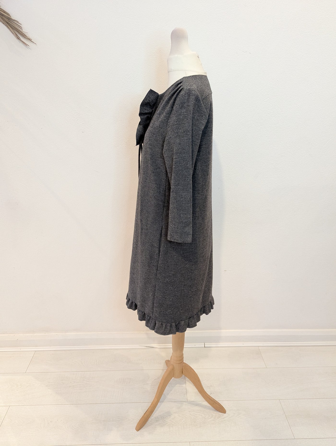 A.P.C Grey Flannel Dress 36