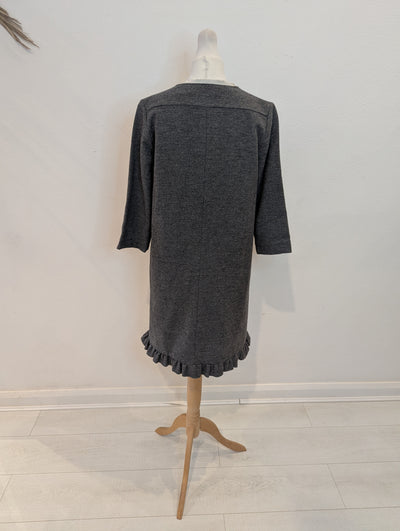 A.P.C Grey Flannel Dress 36