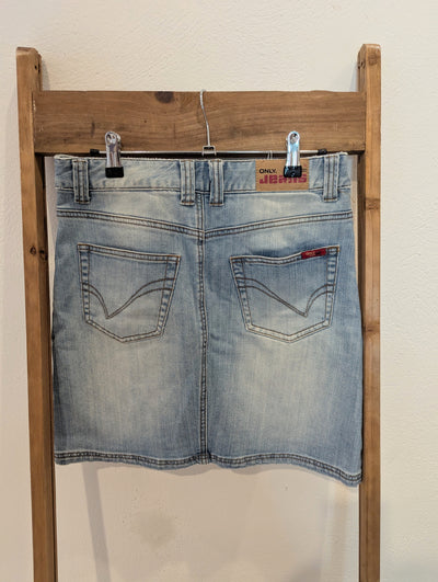 Only Jeans Denim Lace Skirt W28