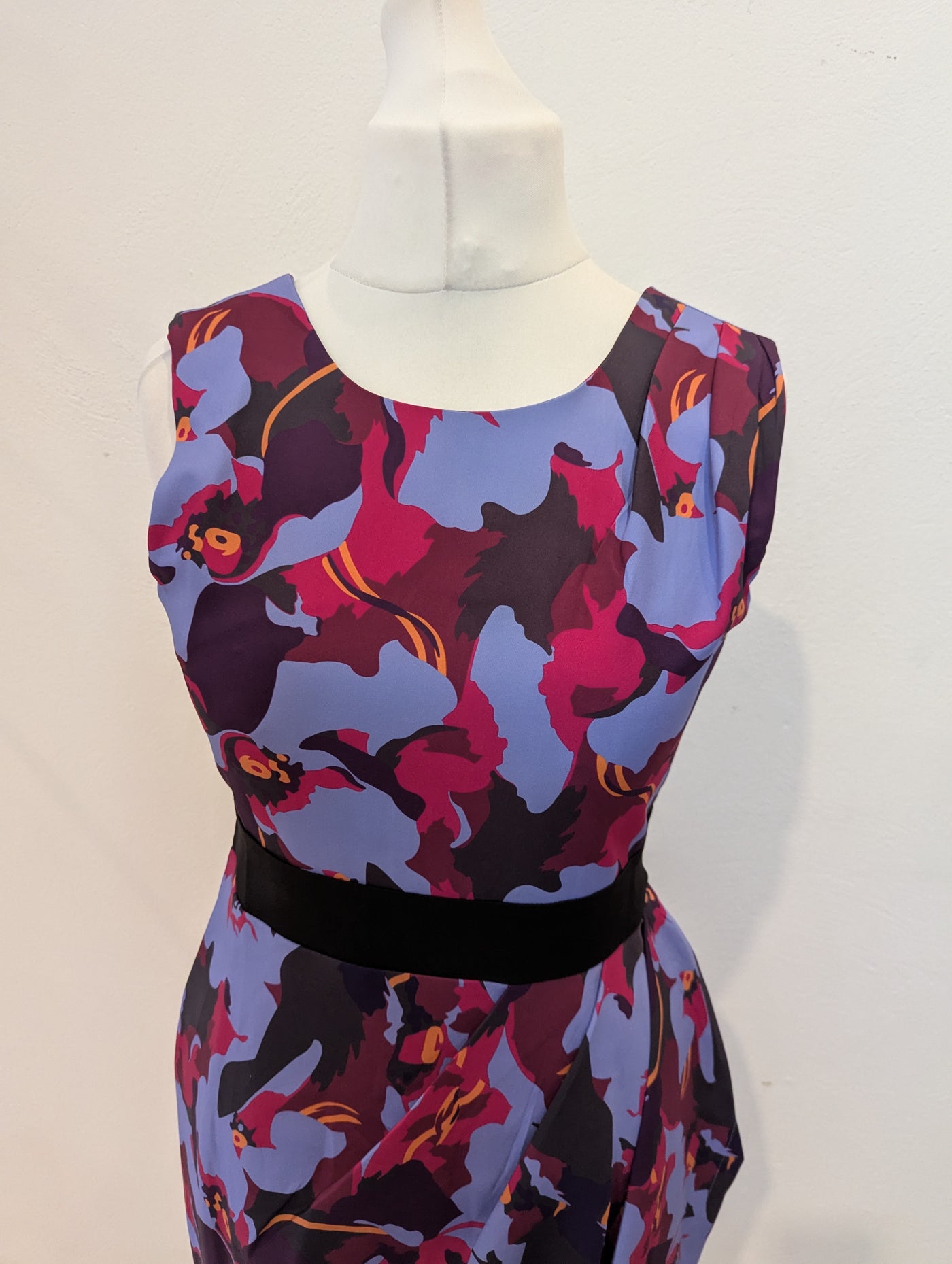 Izabel London Purple floral Dress 12 NWT
