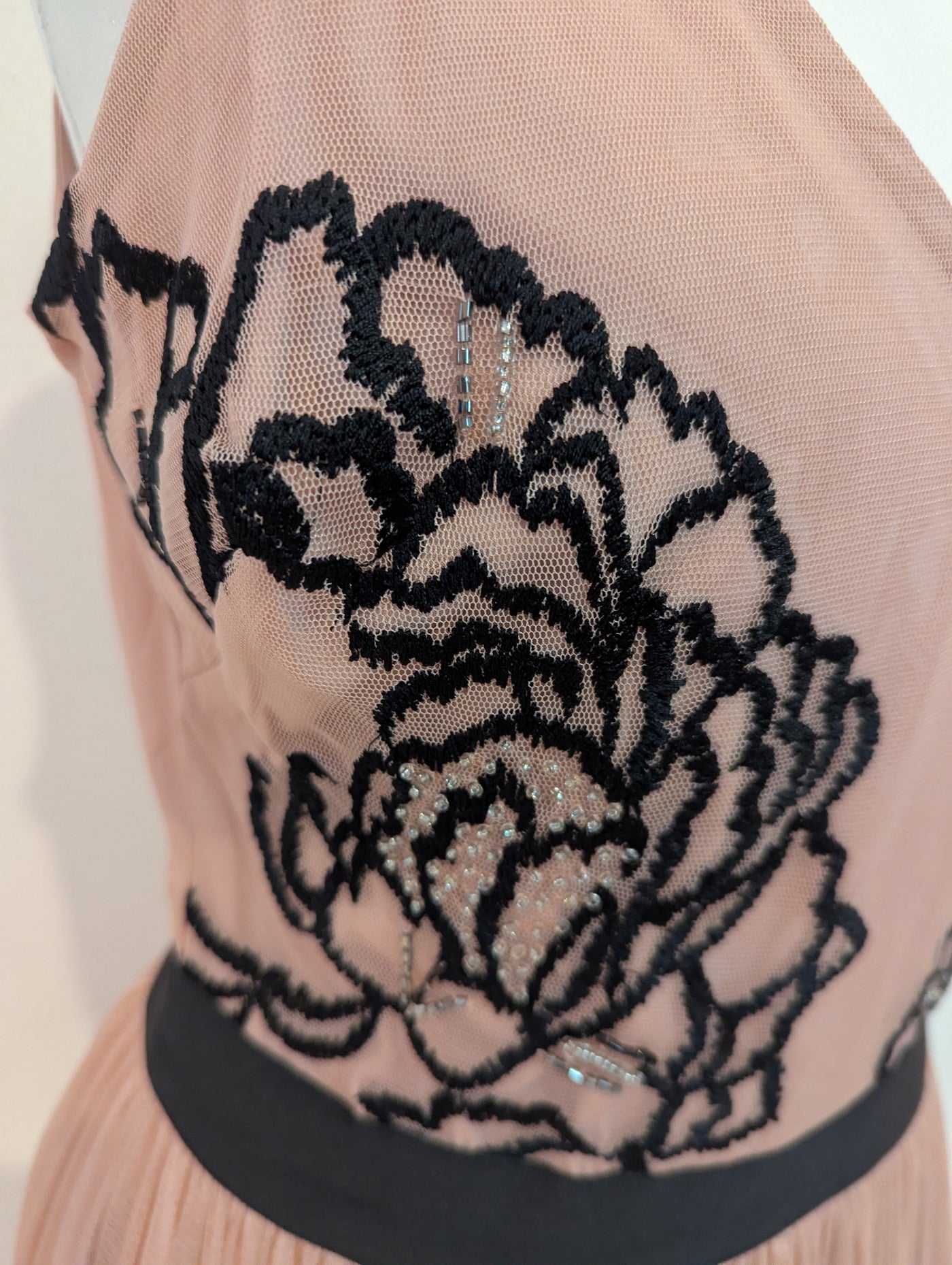 Debut Blush Ciffon Dress 8 RRP £99