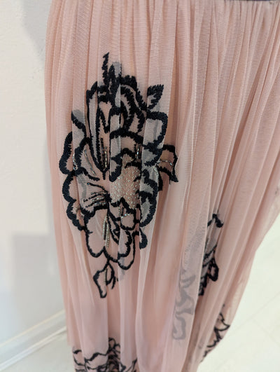 Debut Blush Ciffon Dress 8 RRP £99