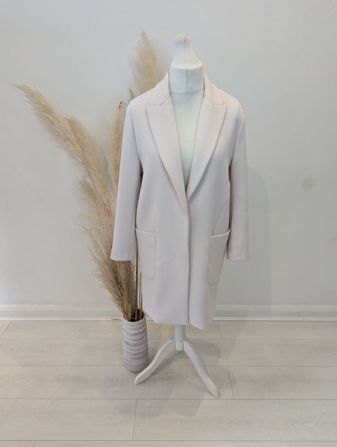 By Malene Birger Blush Longline Jacket Size 10 (Oversized)