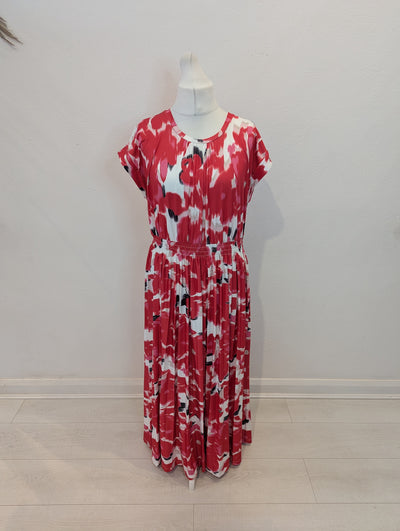 Taifun Coral Maxi Dress Size 18