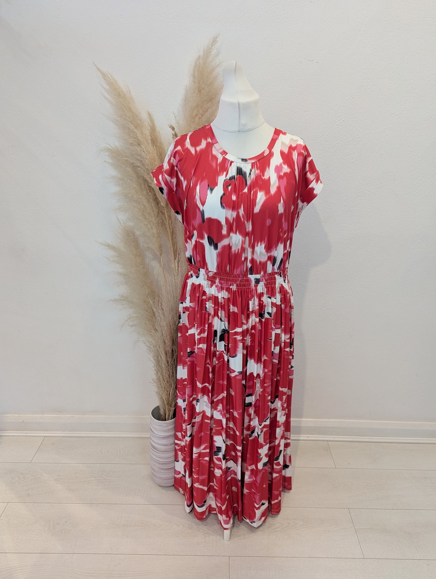 Taifun Coral Maxi Dress Size 18