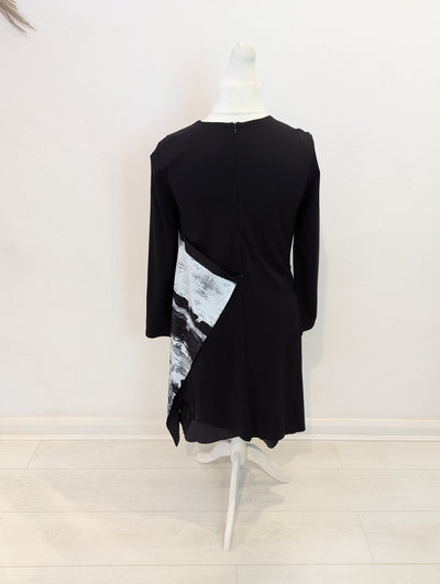 Uchuu Montreal Black/White Jersey Mix Dress One Size