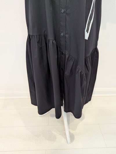 Uchuu Montreal Black/White Shirt Dress One Size