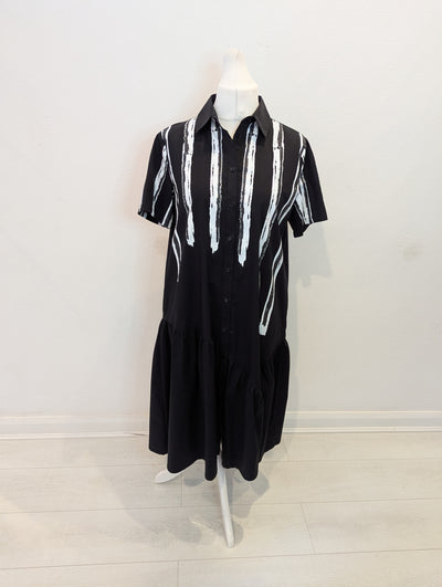 Uchuu Montreal Black/White Shirt Dress One Size