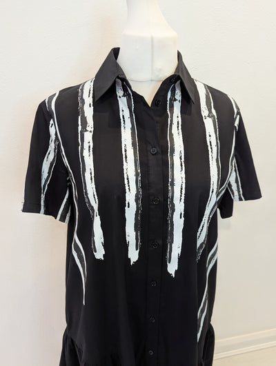 Uchuu Montreal Black/White Shirt Dress One Size