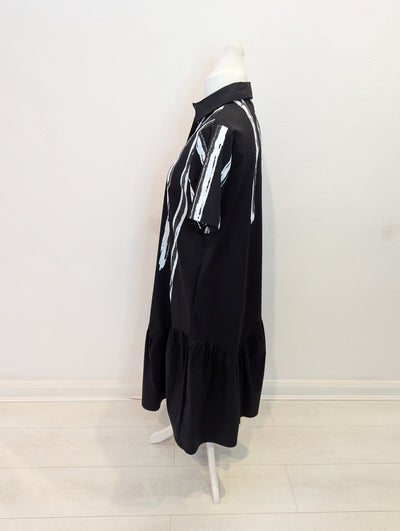 Uchuu Montreal Black/White Shirt Dress One Size
