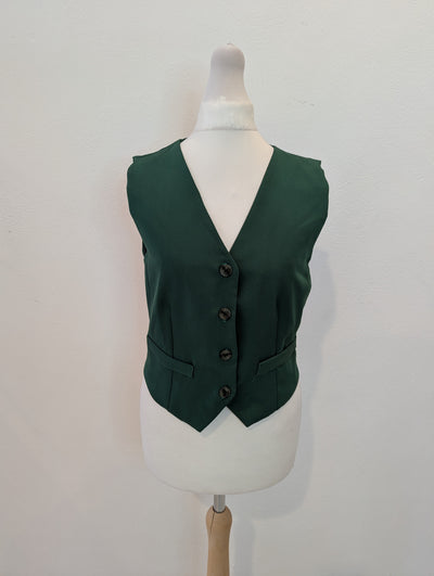 Arlequin Green Waistcoat S