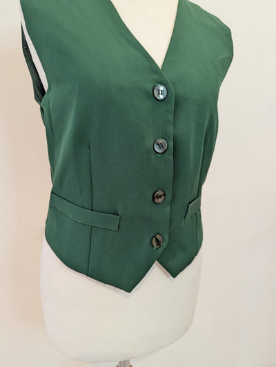 Arlequin Green Waistcoat S