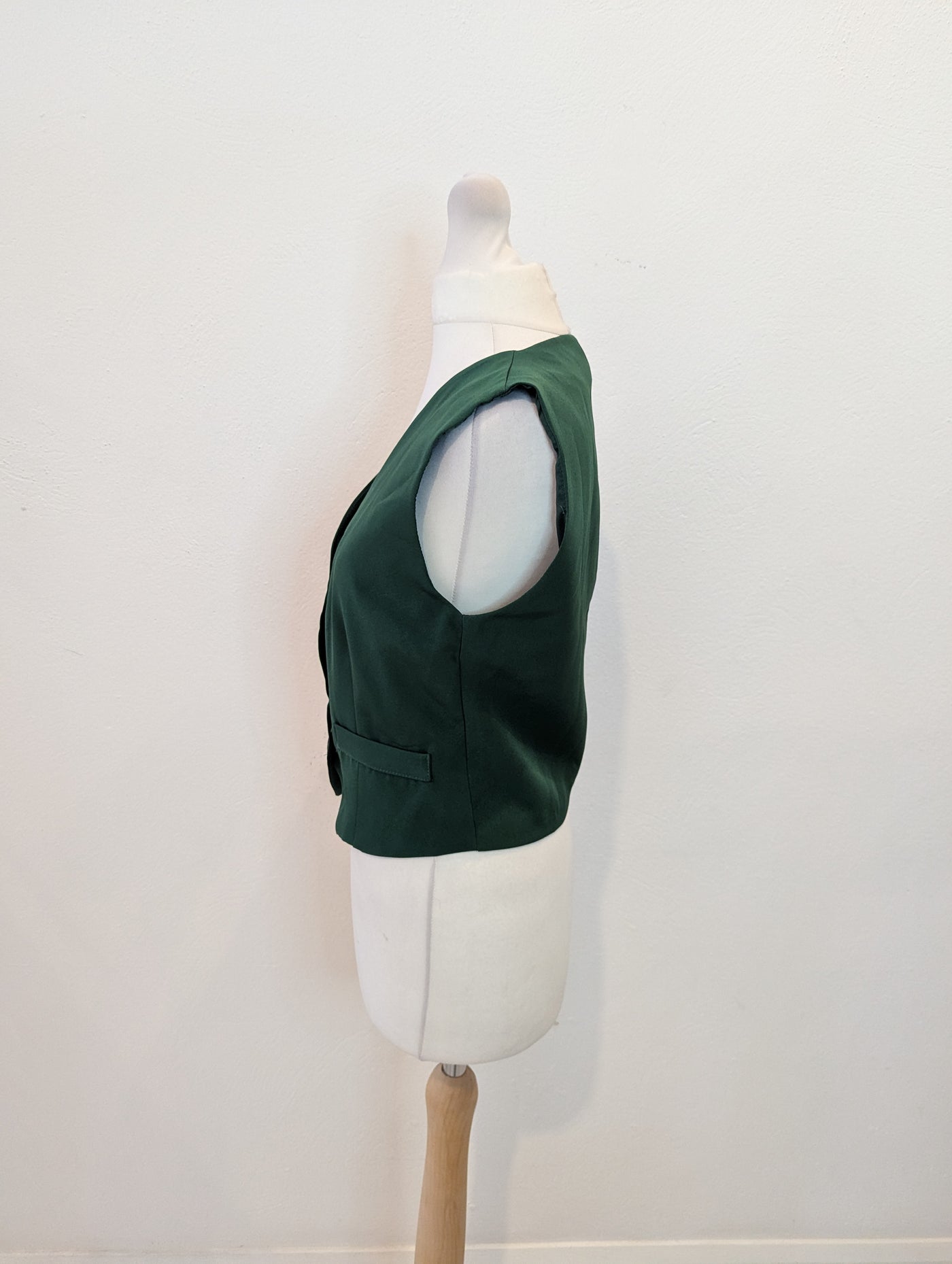 Arlequin Green Waistcoat S