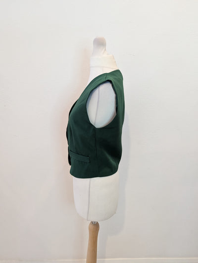 Arlequin Green Waistcoat S