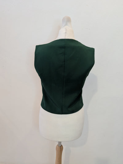 Arlequin Green Waistcoat S