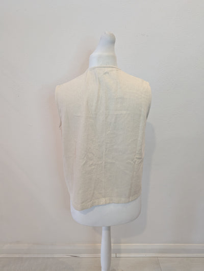 JCL Cream Waistcoat 8-10 RRP £49.99