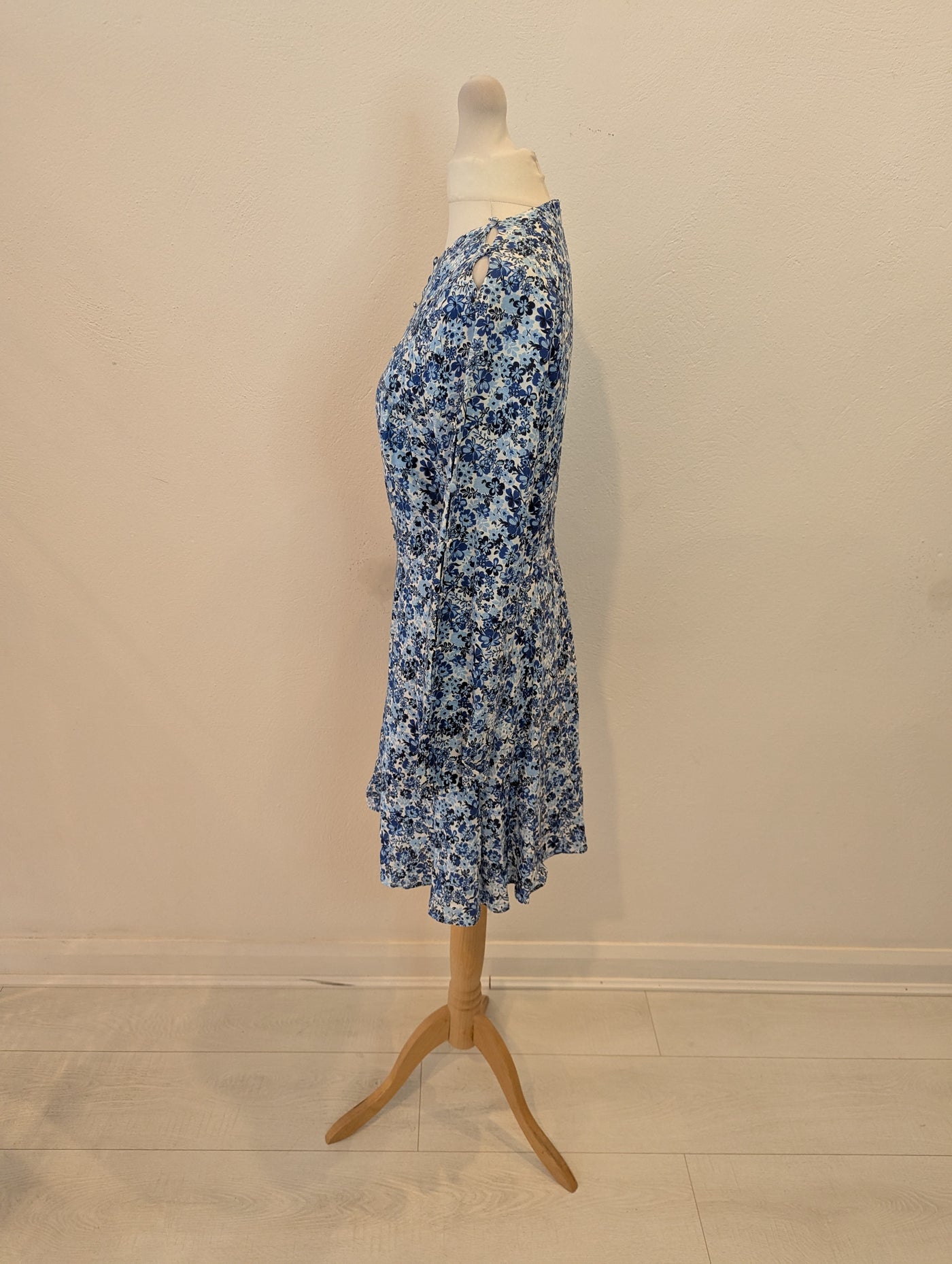 Savida Blue Flower Dress S RRP £25