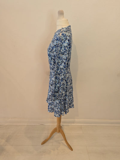 Savida Blue Flower Dress S RRP £25