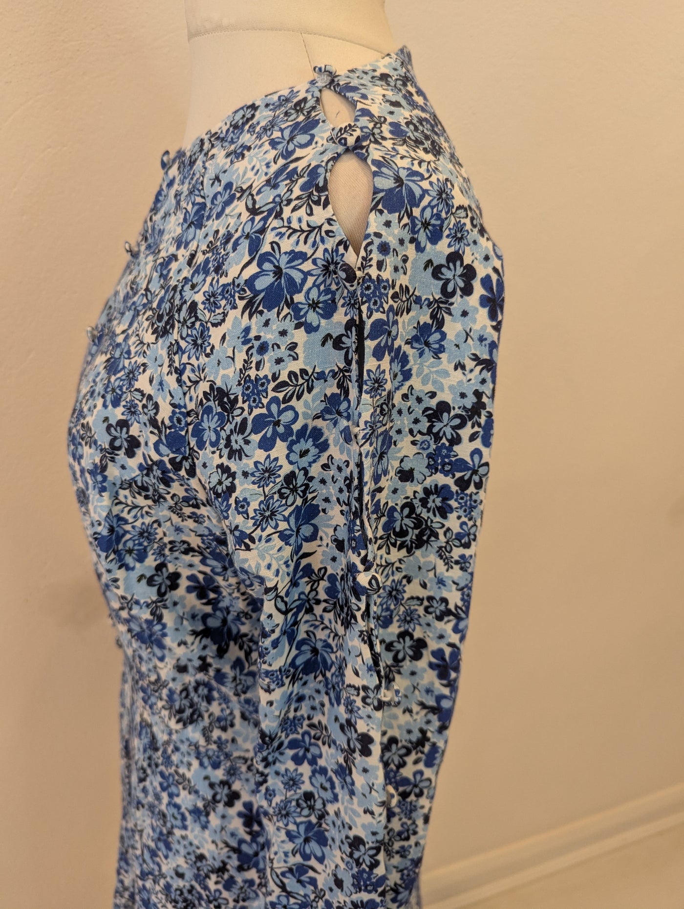 Savida Blue Flower Dress S RRP £25