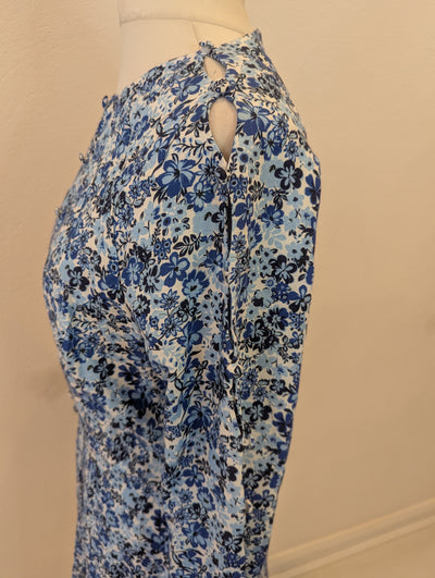 Savida Blue Flower Dress S RRP £25