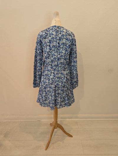Savida Blue Flower Dress S RRP £25