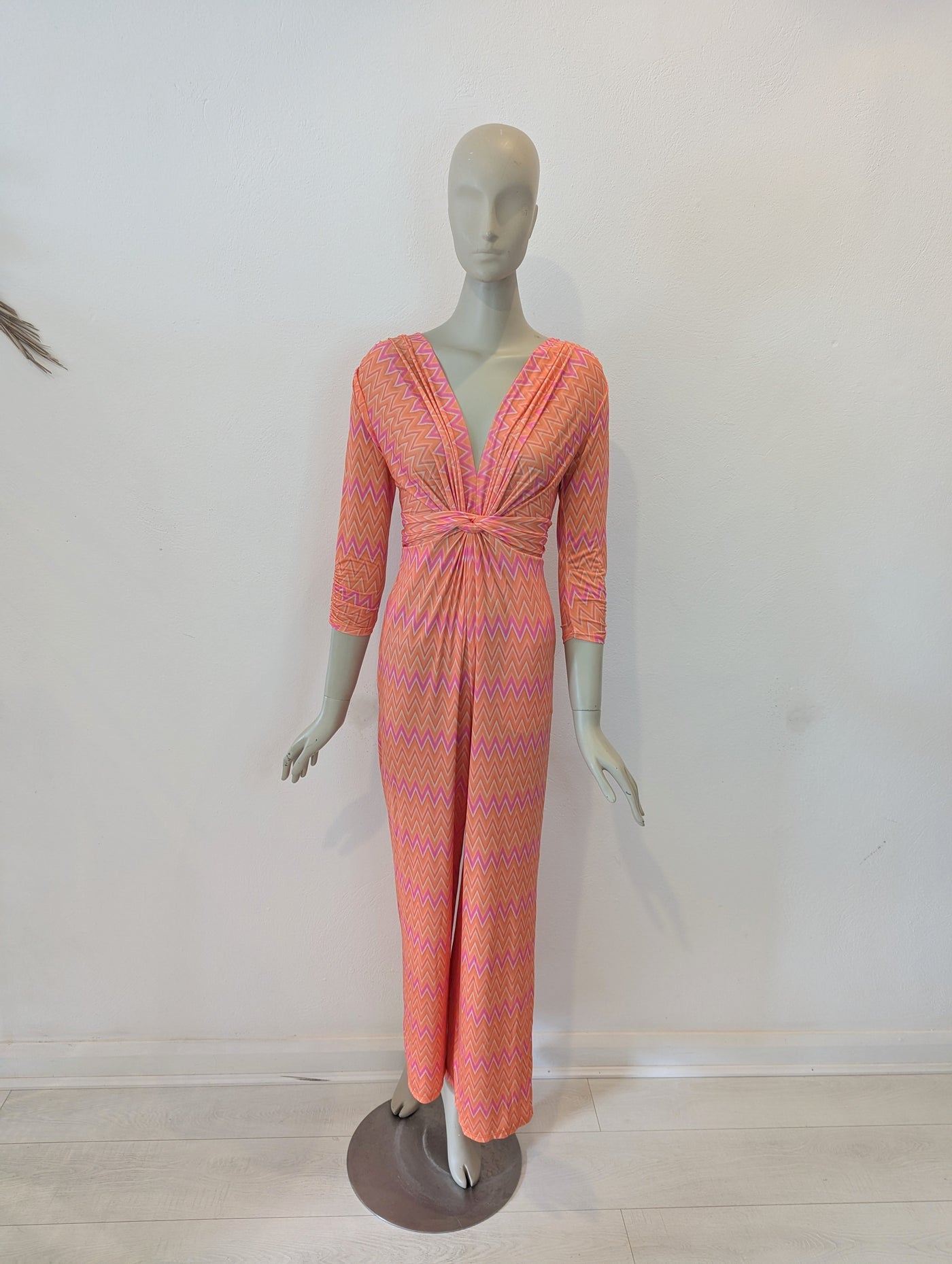 Kate & Pippa Orange Jumpsuit S NWT
