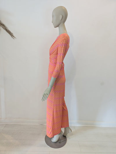 Kate & Pippa Orange Jumpsuit S NWT