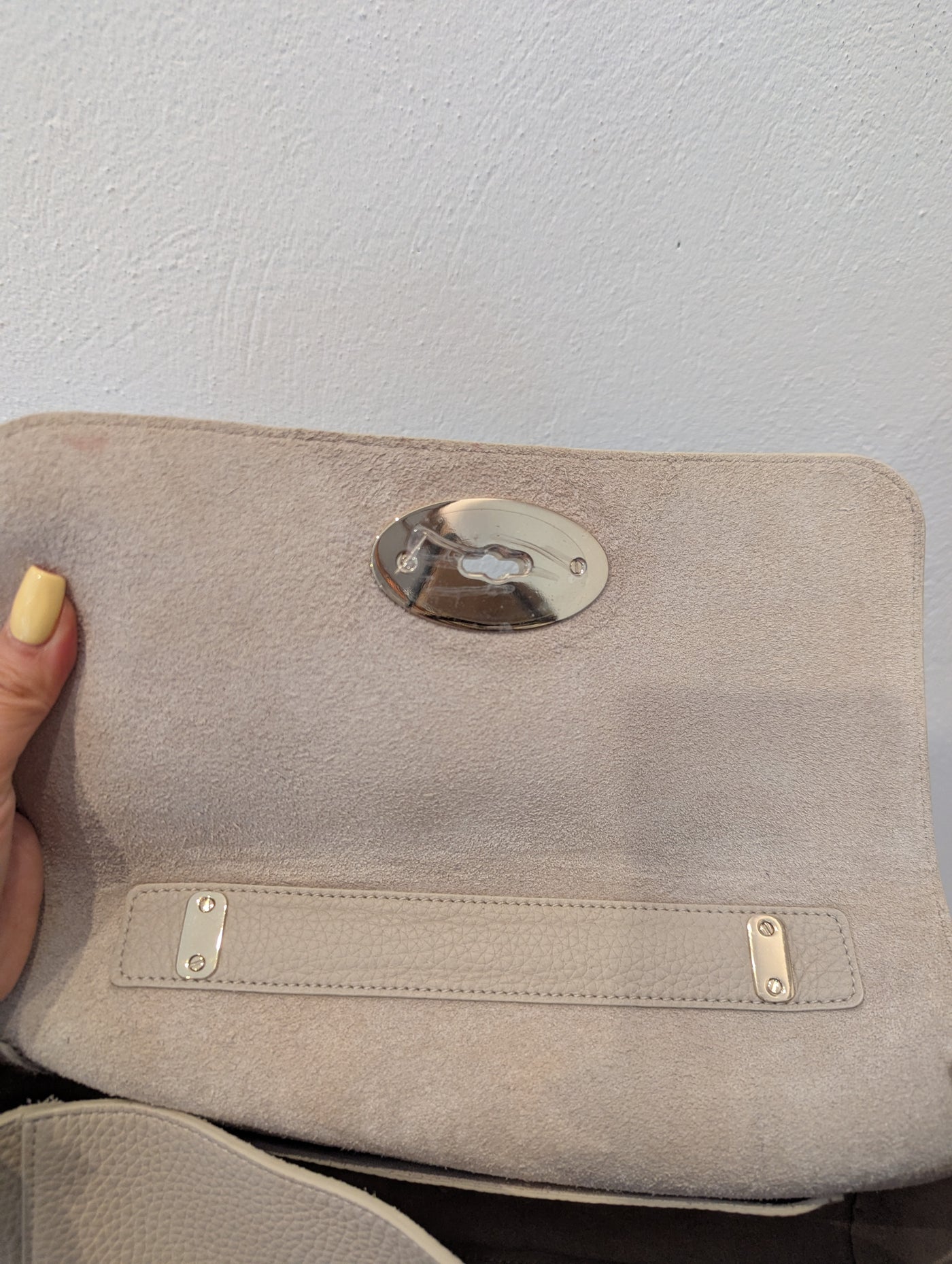 Mulberry Chalk Lily Top Handle Medium Bag RRP £1500