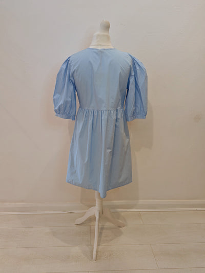 Lovika Blue Tie front Dress 6-14 RRP £49.99