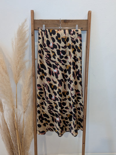 CC Heart Animal Print Skirt 8 RRP £69