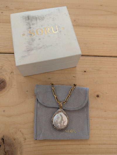 Soru White Stone Necklace RRP £220