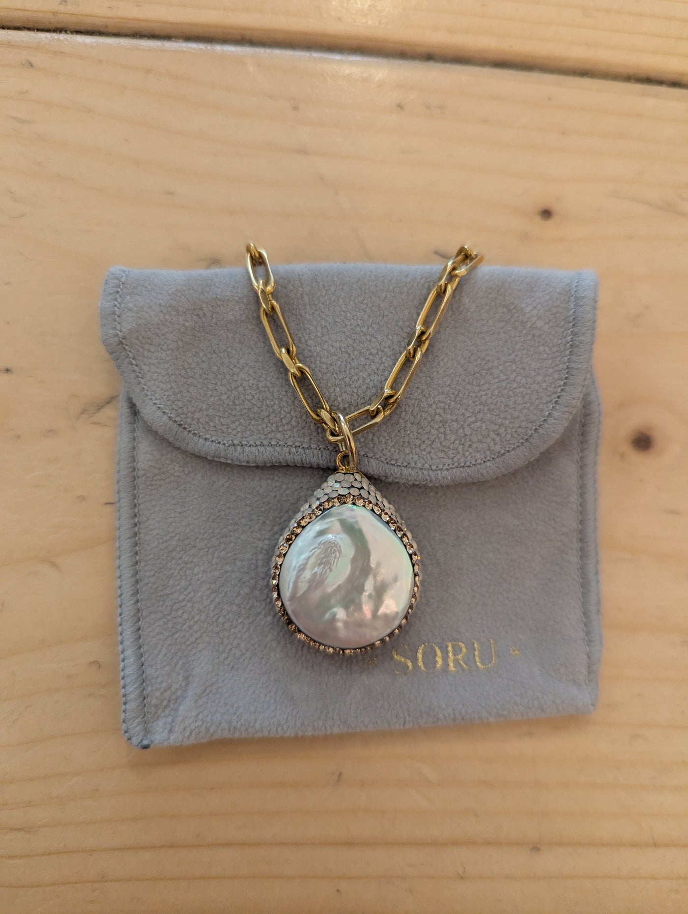 Soru White Stone Necklace RRP £220