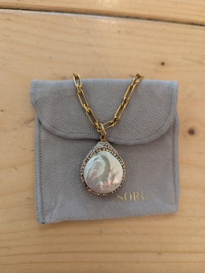 Soru White Stone Necklace RRP £220