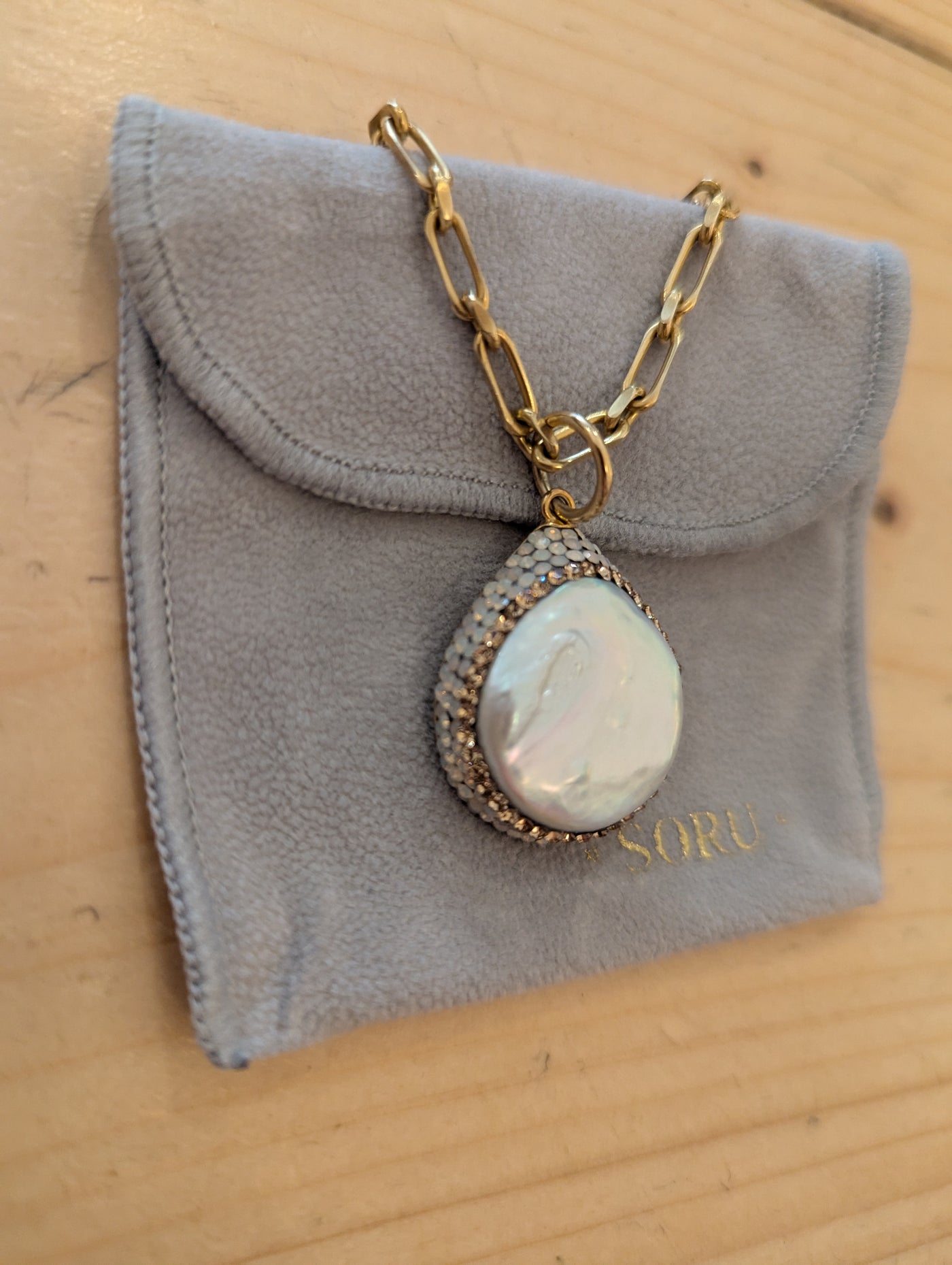 Soru White Stone Necklace RRP £220