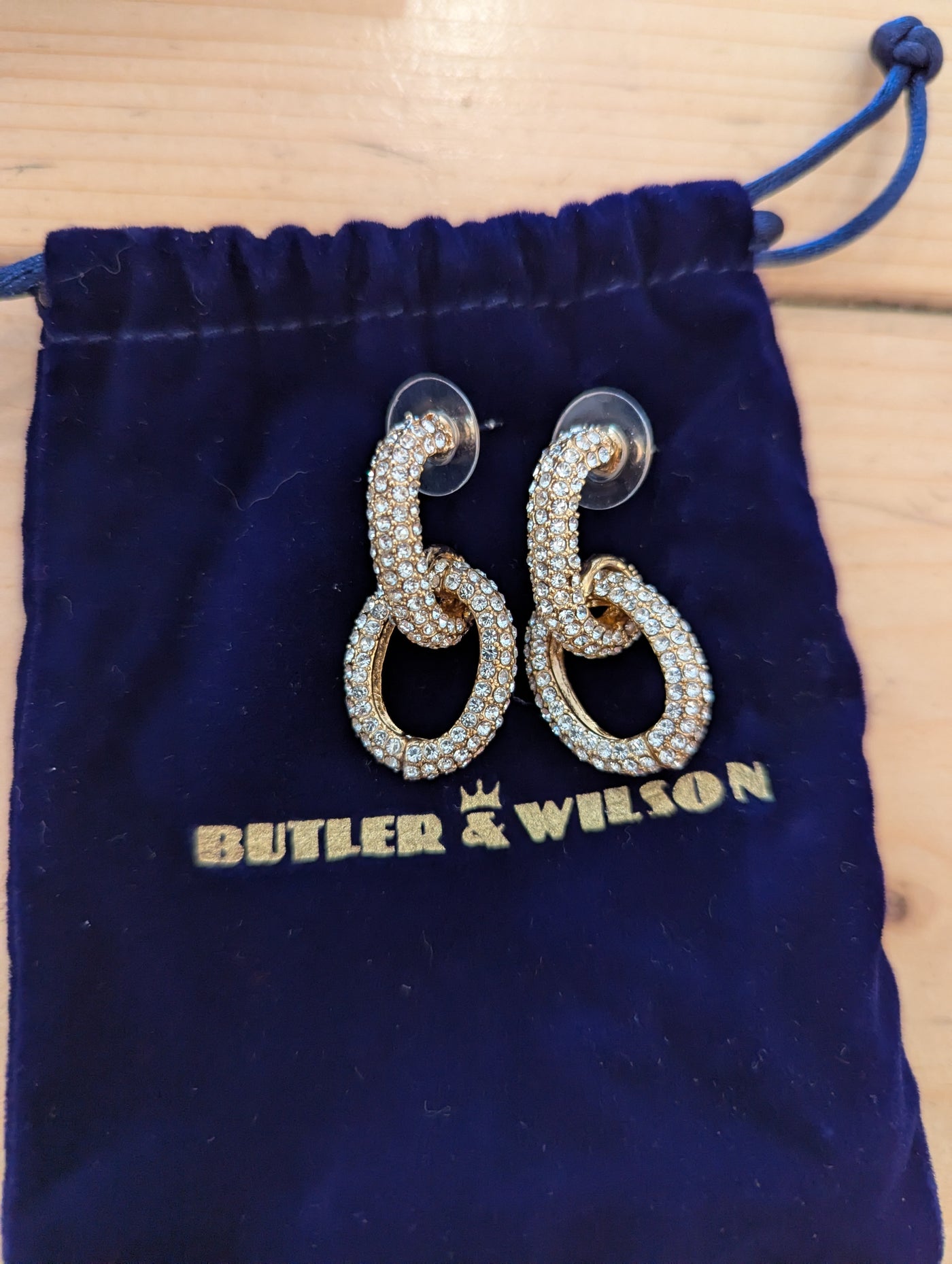Butler & Wilson Chain Link Earrings