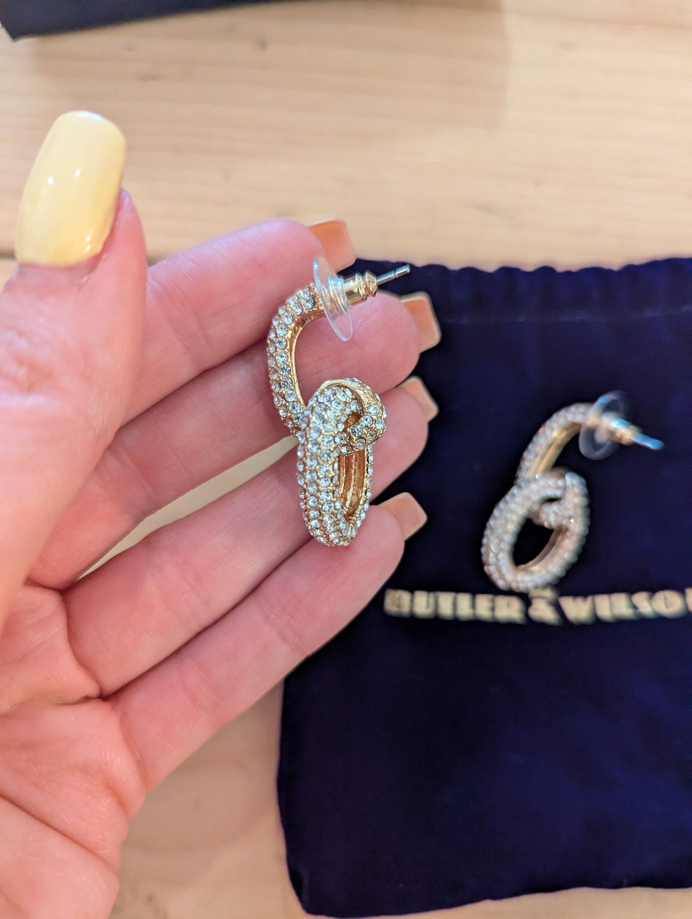Butler & Wilson Chain Link Earrings