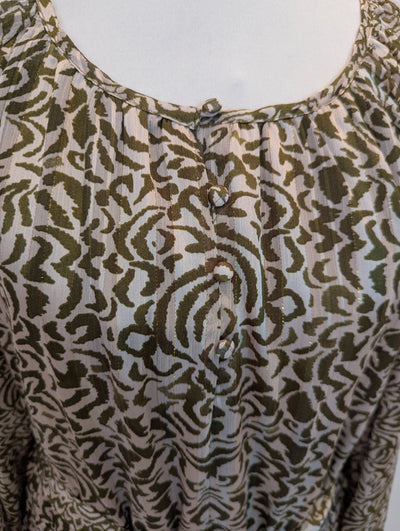 Esqualo Khaki & Cream Dress 14 NWT RRP £96