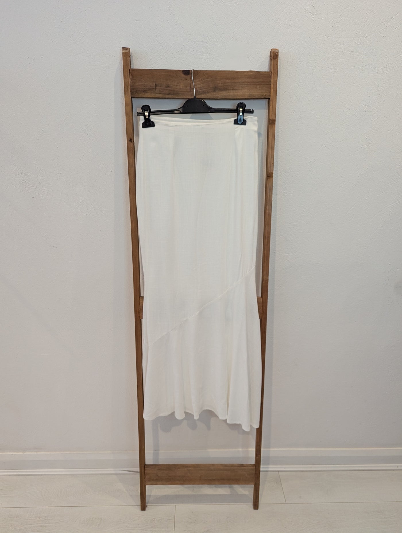 Elenza White Linen Skirt S RRP £44.99