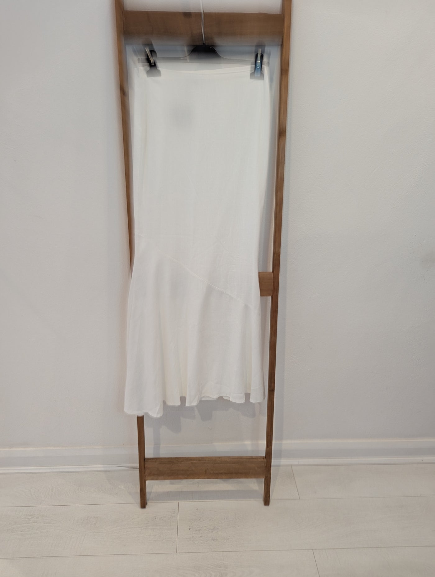 Elenza White Linen Skirt S RRP £44.99