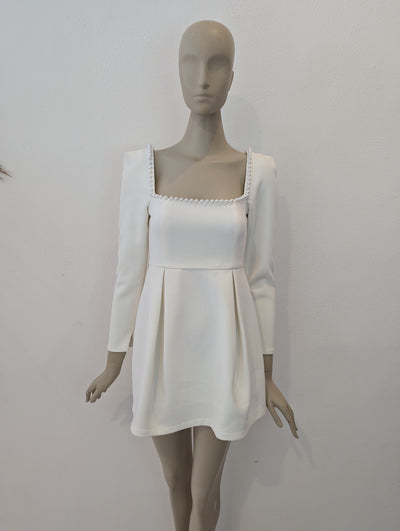 Odd Muse White pearl dress XS