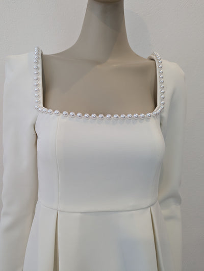 Odd Muse White pearl dress XS