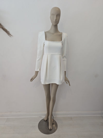Odd Muse White pearl dress XS