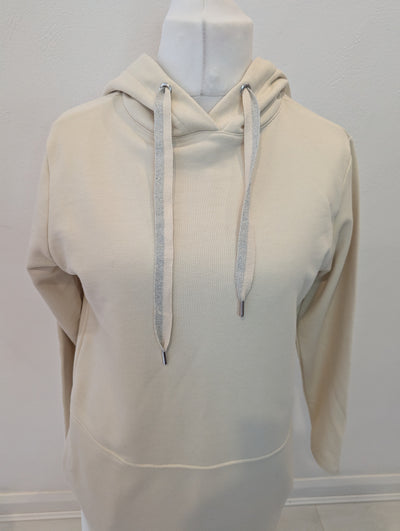 Milano Italy Cream Hooded Dress XS