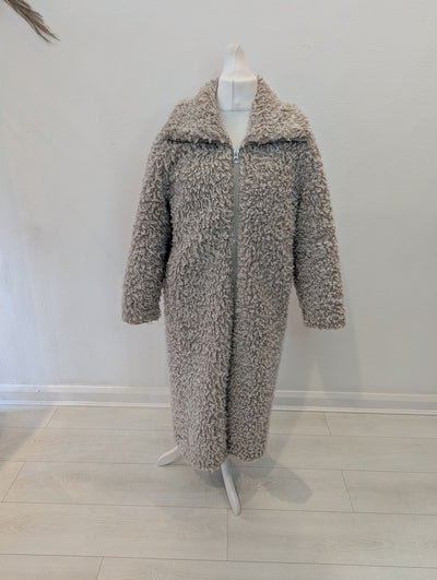 Weekday Long Shaggy Coat S