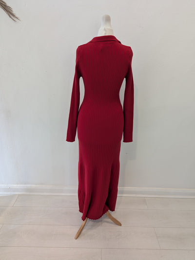 Copper Rose Red Jumper Dress S NWT