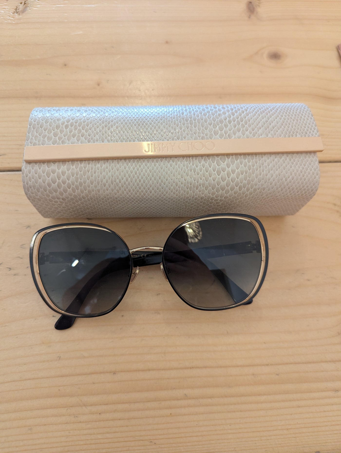 Jimmy Choo Sunglasses in Case
