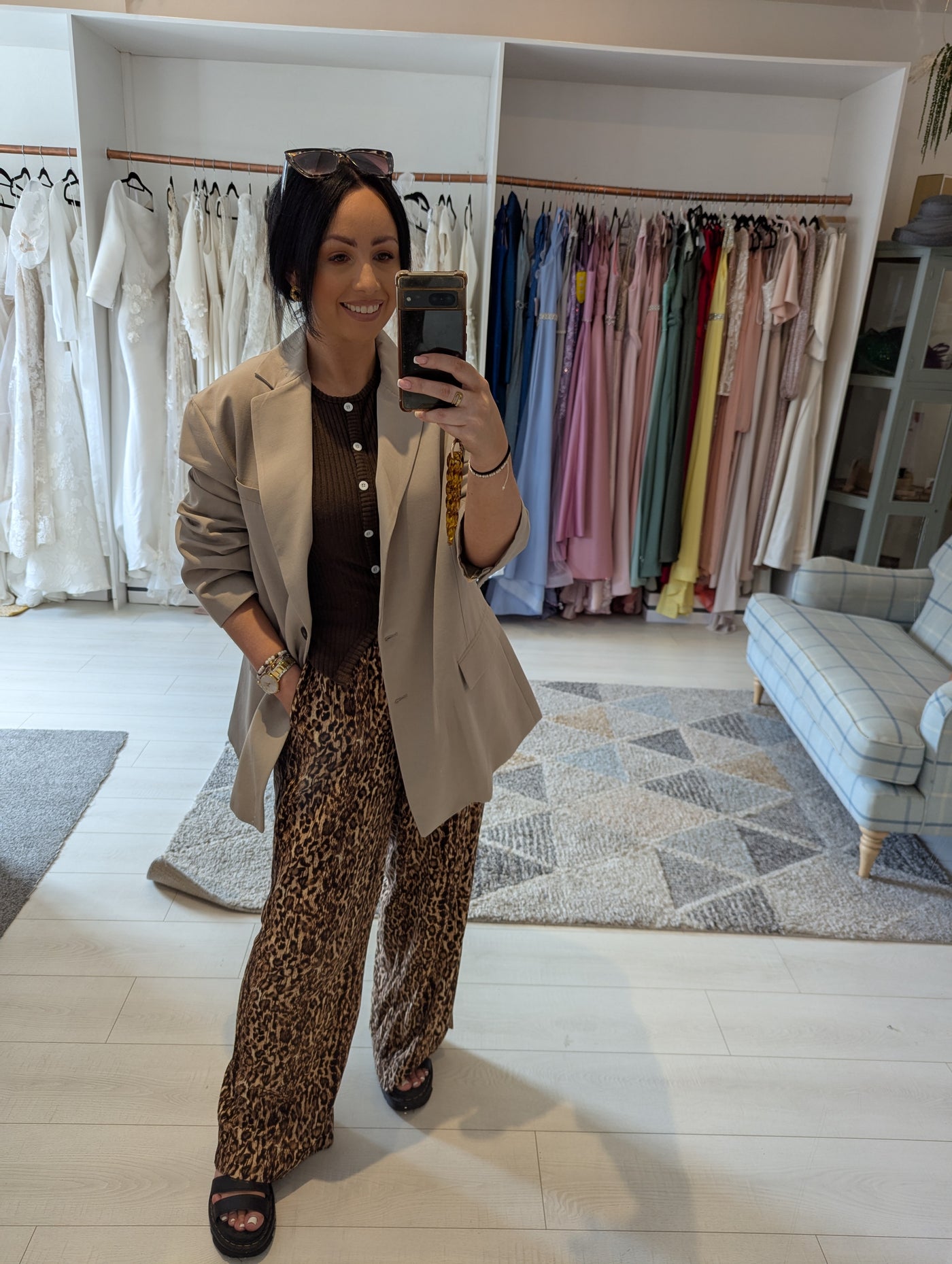 Zara Taupe Blazer M/L NWT £60